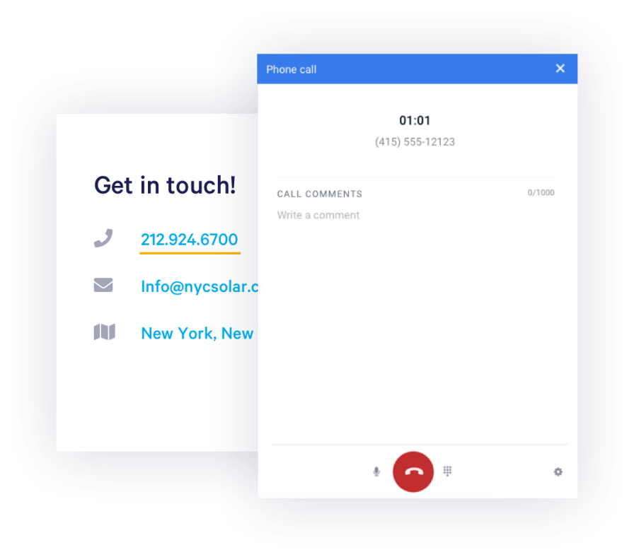 Dial anywhere