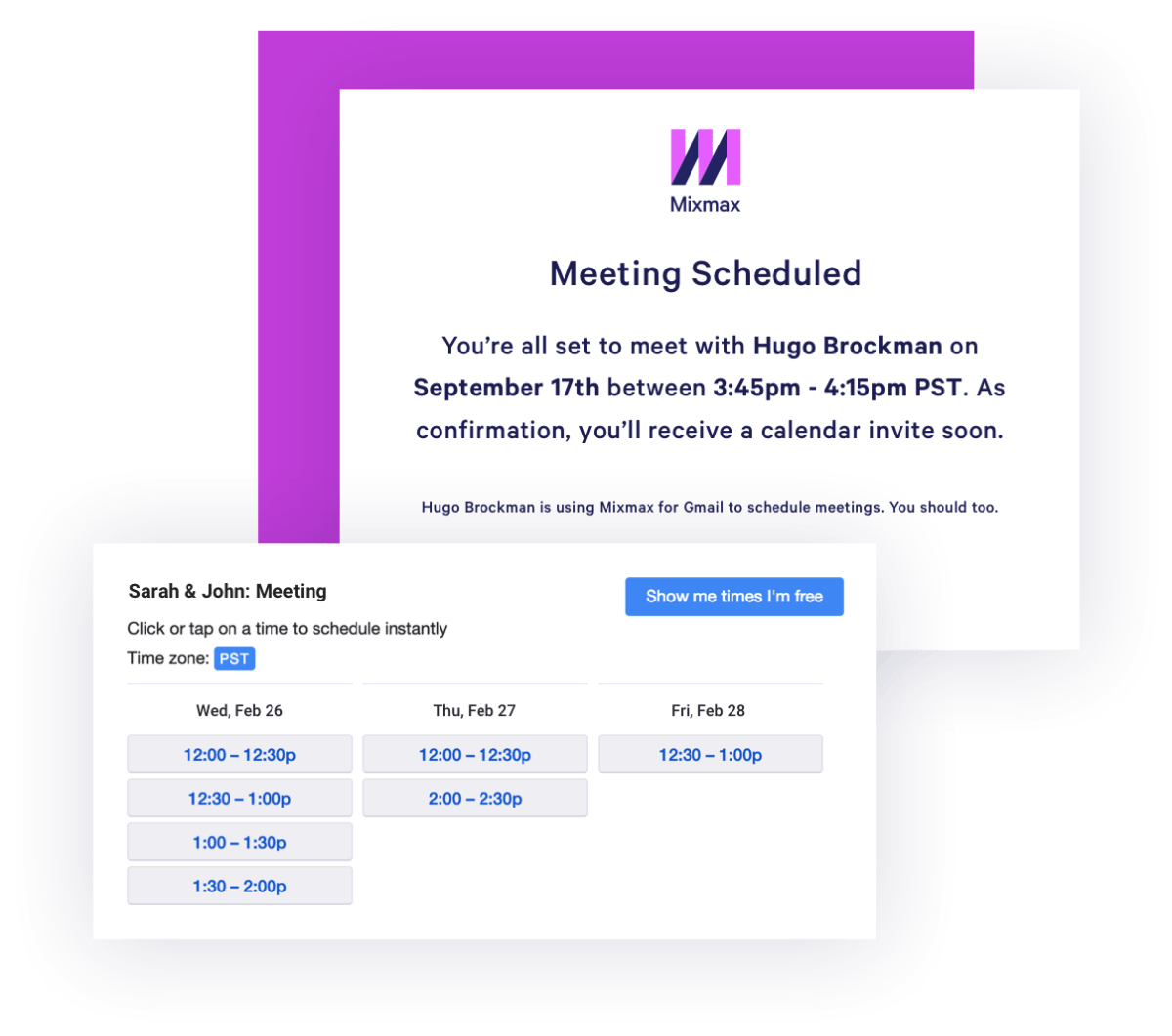 Schedule appointments faster Schedule appointments faster