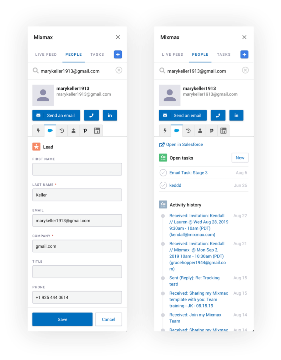 See CRM data