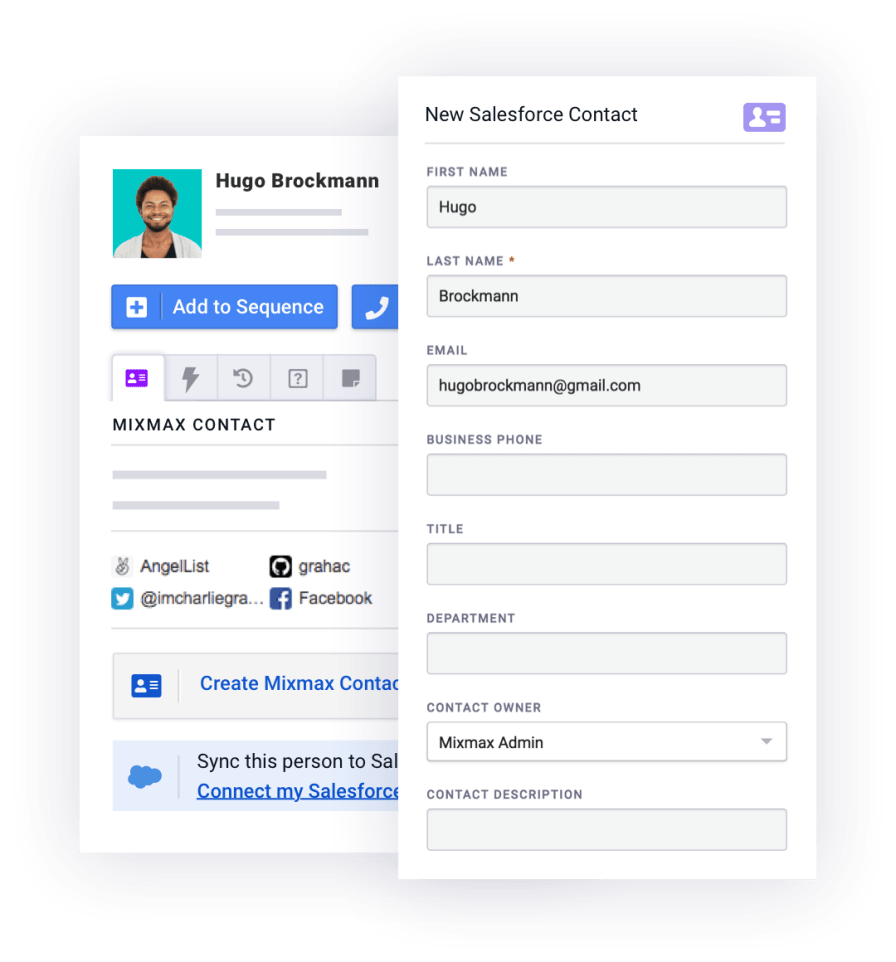 Sync to Salesforce