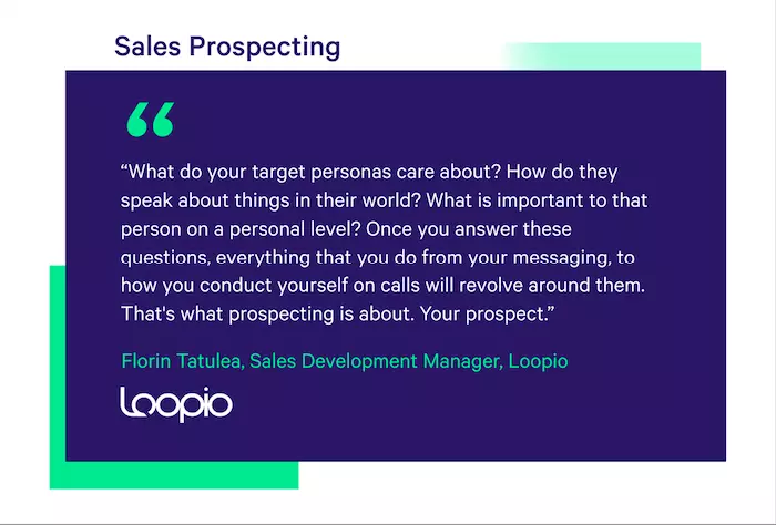 sales prospecting quote